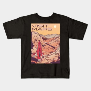 Visit Mars Kids T-Shirt